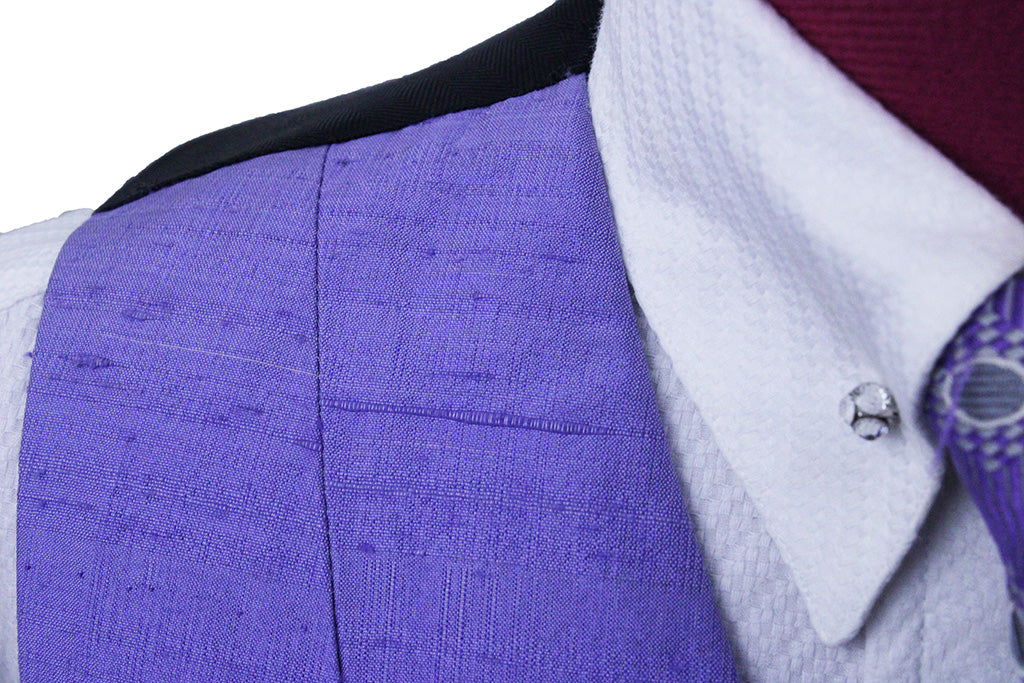 Vest Chavez Purple SIlk