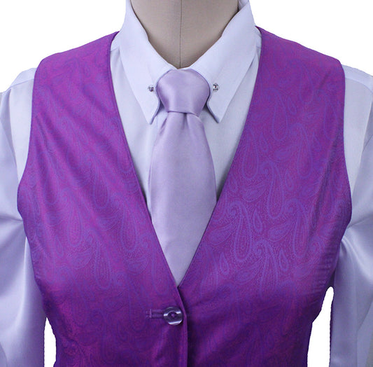 Issued By Ellie May Magenta Paisley Vest