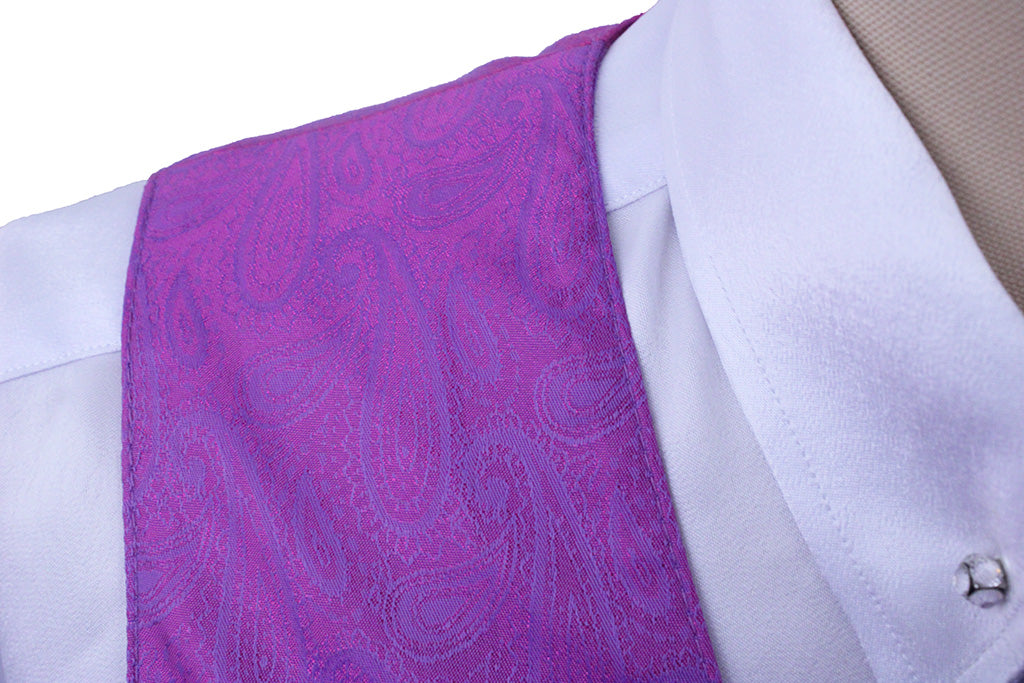 Issued By Ellie May Magenta Paisley Vest