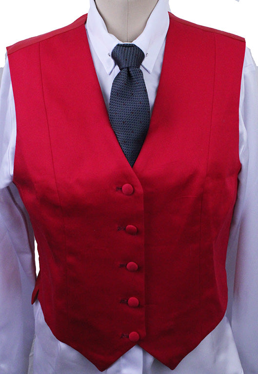 Vest Marsha DeArriaga Cherry Red