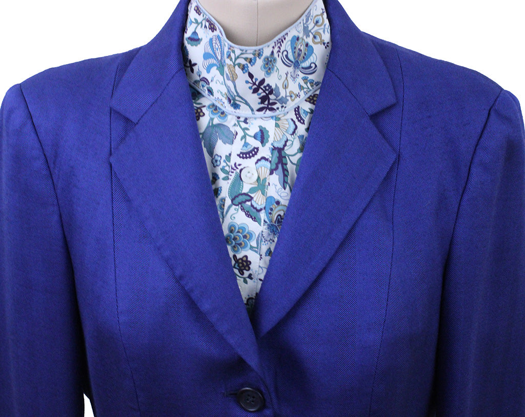 Hunt Coat Becker Brothers Royal Blue Herringbone