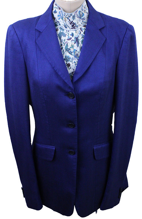 Hunt Coat Becker Brothers Royal Blue Herringbone