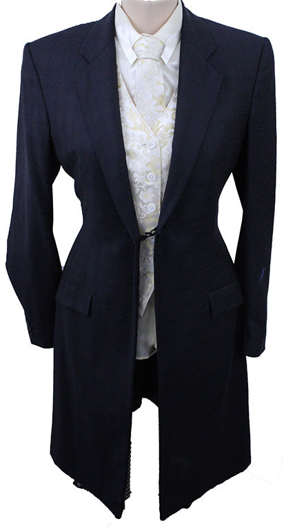 Day Suit Carl Meyers Black with Gold Glenplaid