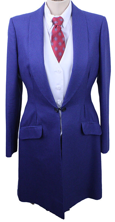 Day Coat Becker Brothers Blue Star Pattern