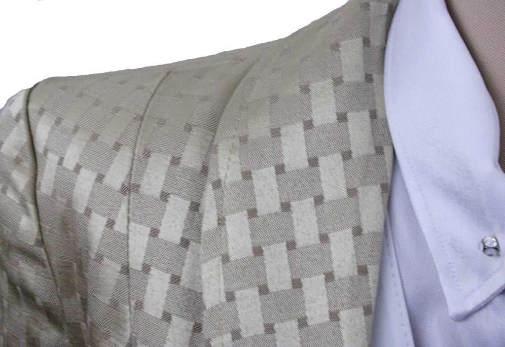 Day Coat Custom Gold Square Brocade