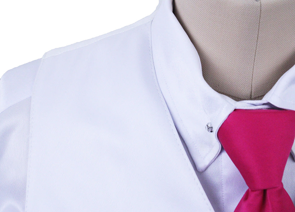 Vest Issued By Ellie May White Satin
