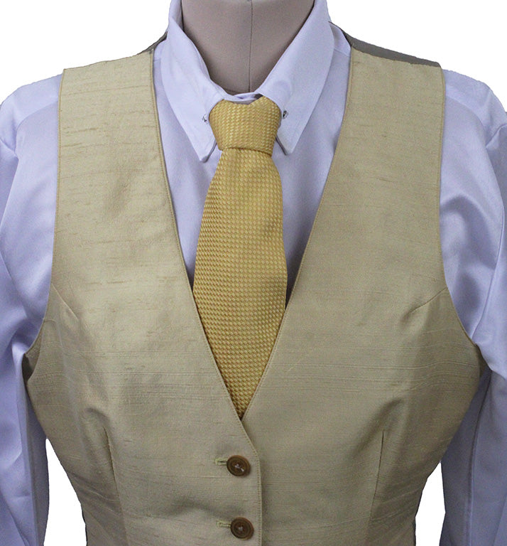 Vest DeRegnaucourt Yellow Silk