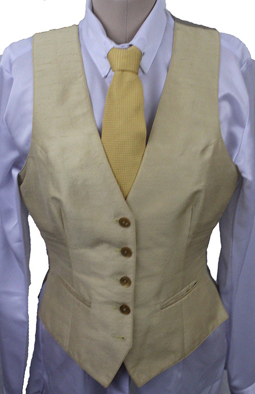 Vest DeRegnaucourt Yellow Silk