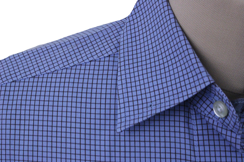 Shirt DeRegnaucourt Blue with Brown Box