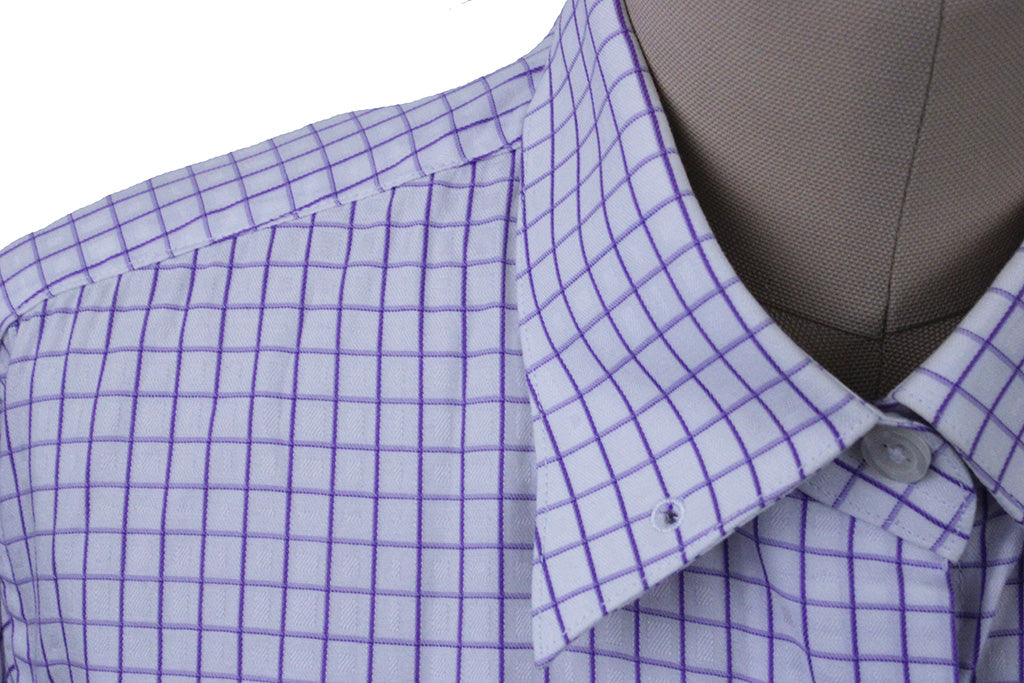 Shirt Show Season Purple Box Check