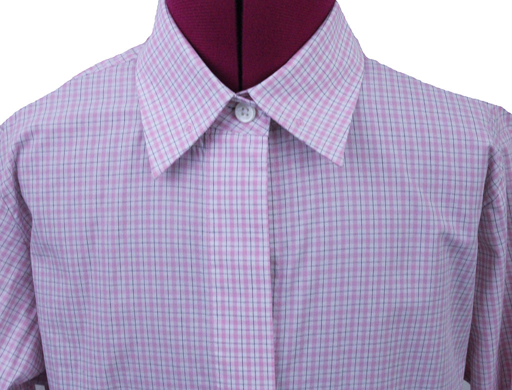 Shirt Issued By Ellie May Pink Plaid Box