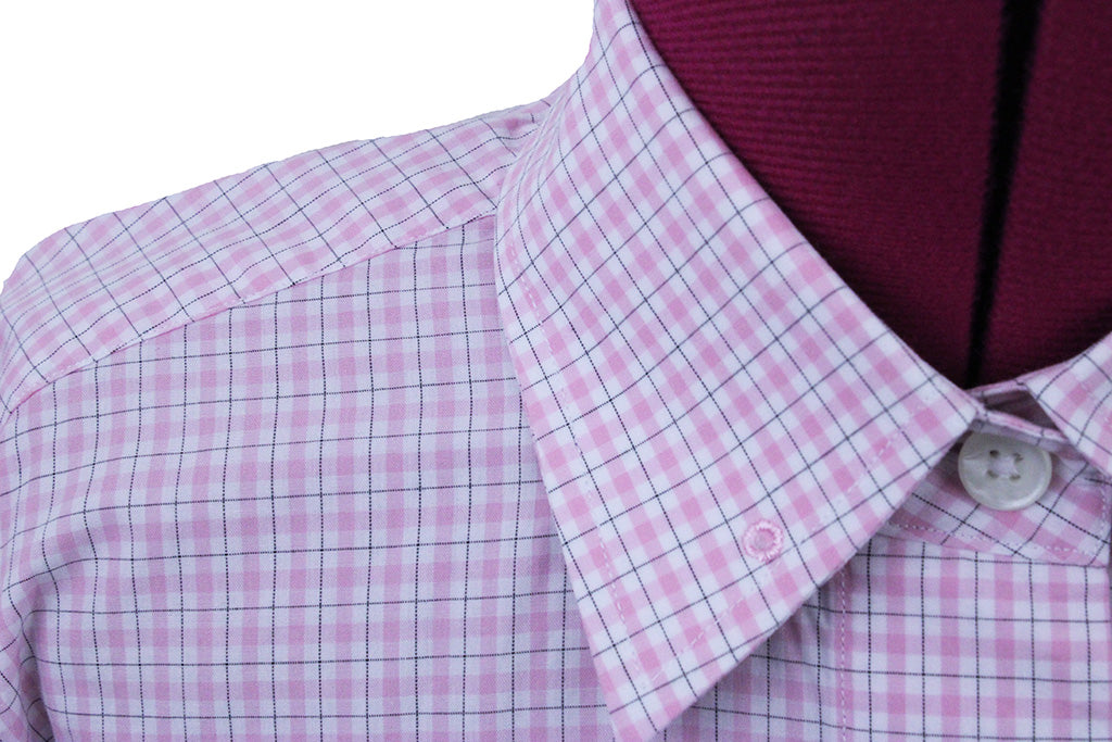 Shirt Issued By Ellie May Pink Plaid Box