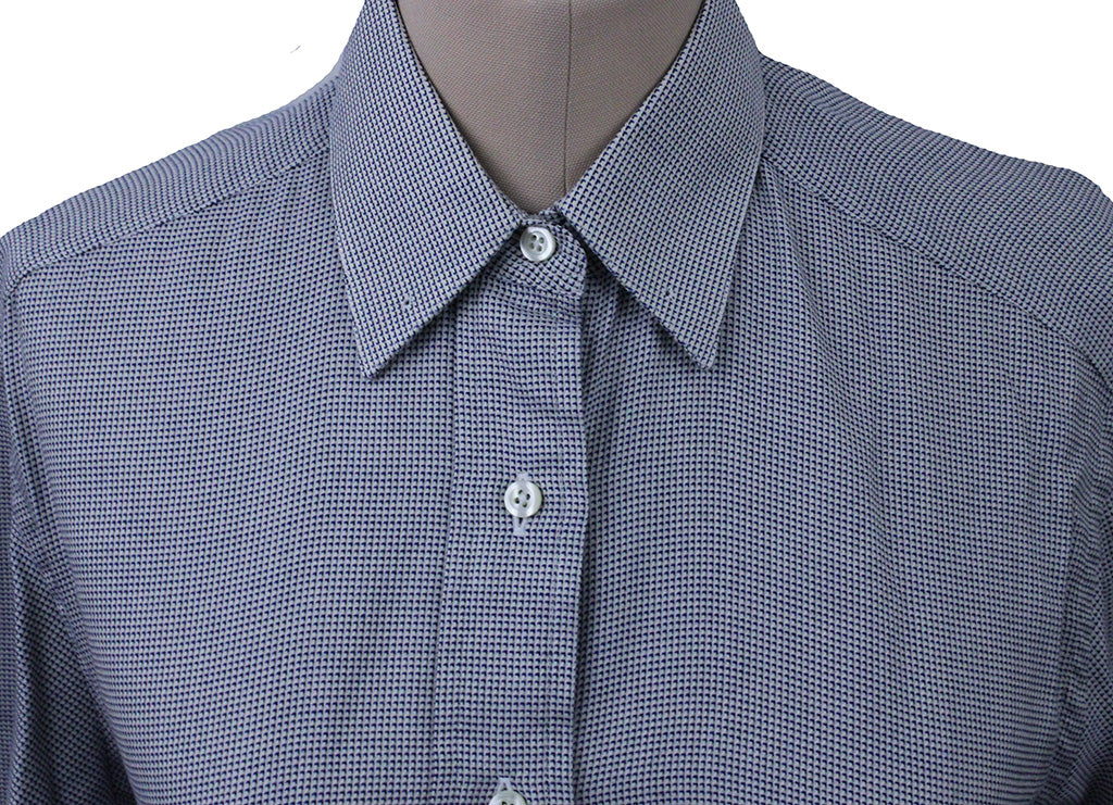 Shirt Skip Gambert Black and White Nailhead