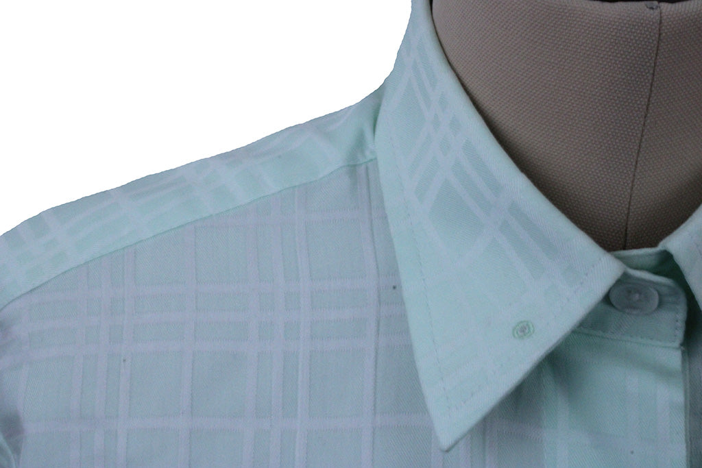 Shirt Issued By Ellie May Lime Shadow Glenplaid