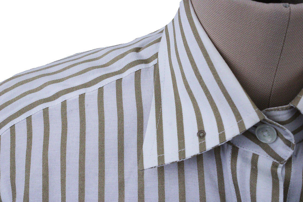 Shirt Issued By Ellie May Gold Stripe