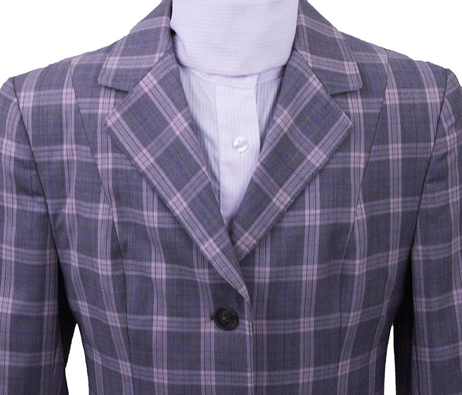 Hunt Coat Issued By Ellie May Pink Plaid with Blue Windowpane