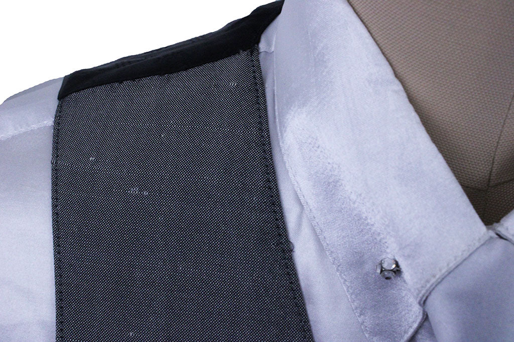 Vest Carl Meyers Silver Sateen