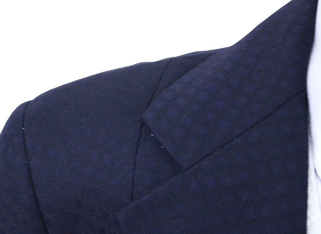 Day Suit Chavez Blue and Black Shadow Square Sheen