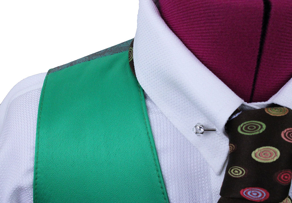 Issued By Ellie May Emerald Satin Vest