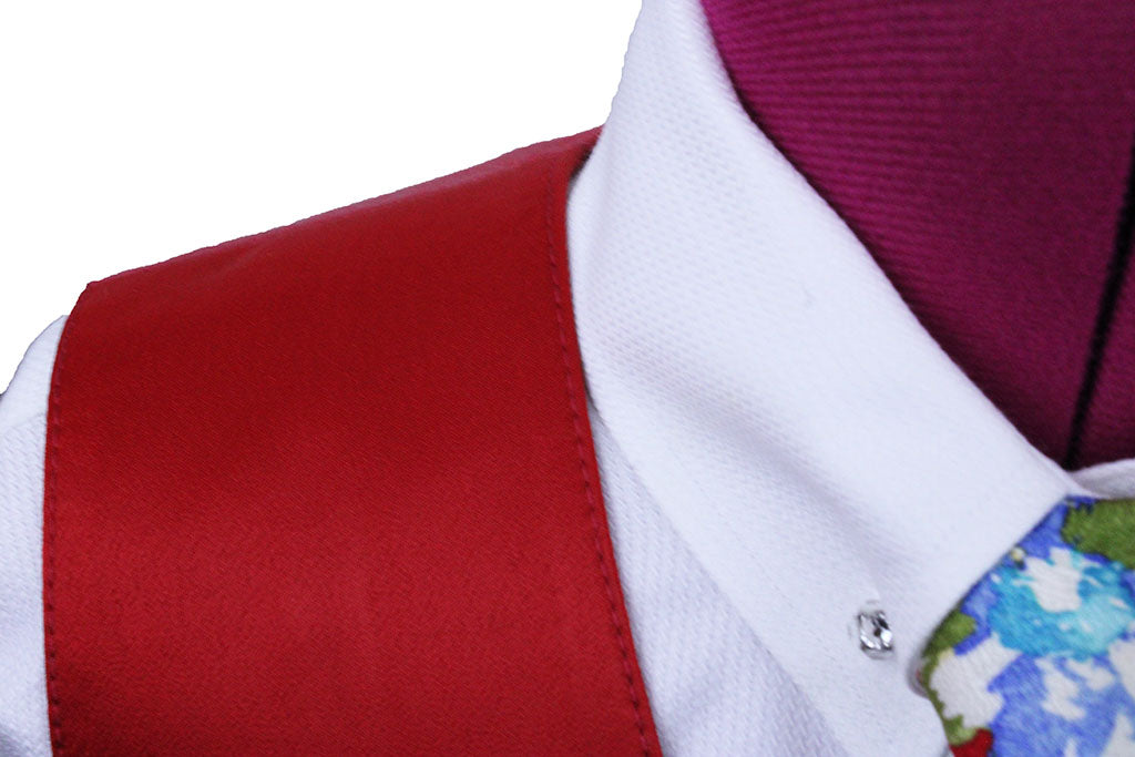 Issued By Ellie May Ruby Red Satin Vest