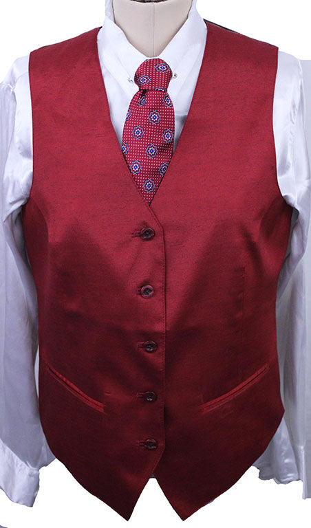 Issued By Ellie May Brick Red Sateen Vest
