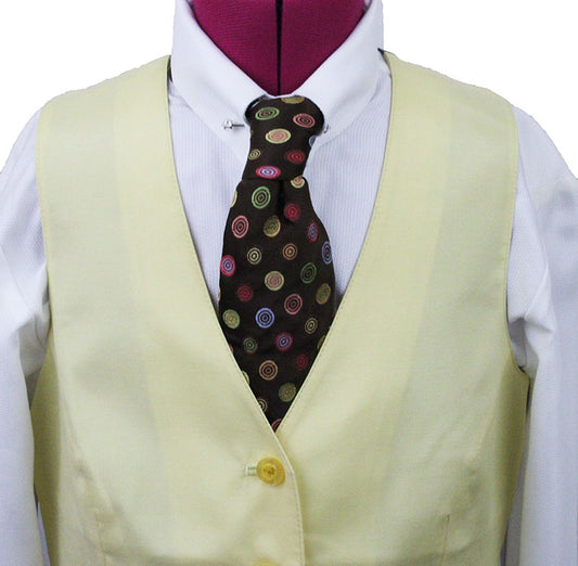 Issued By Ellie May Canary Yellow Sateen Vest