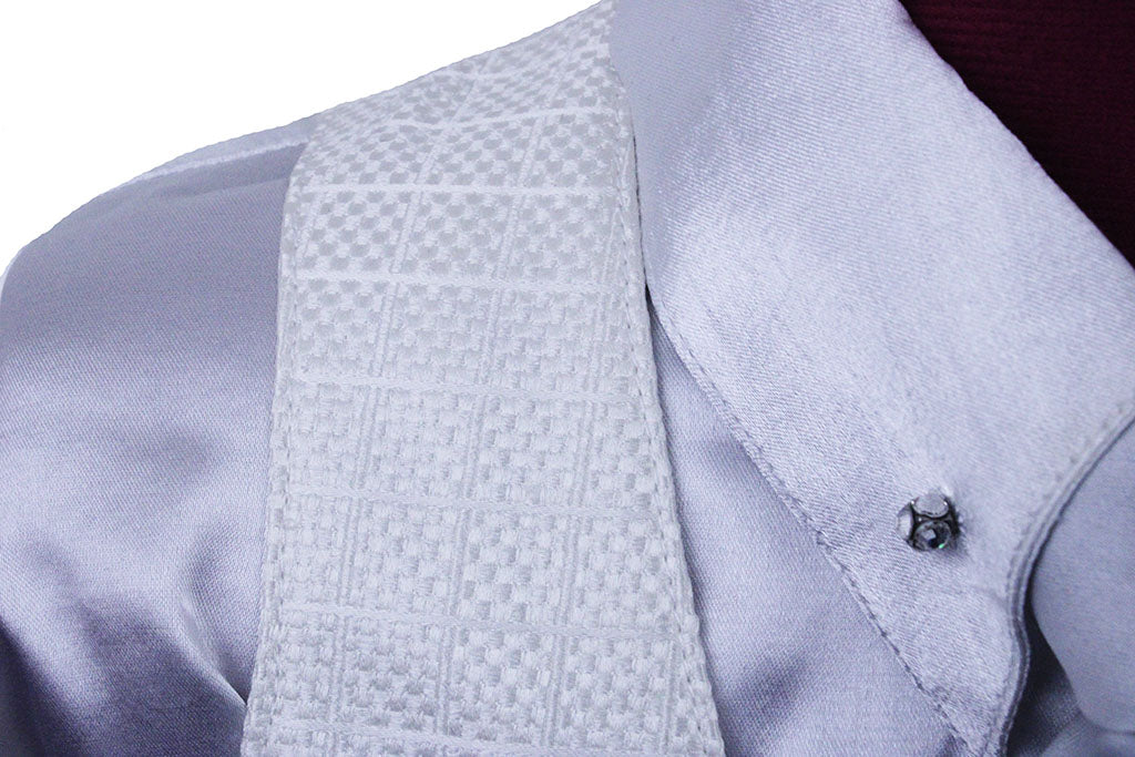 Vest Becker Brothers White Shadow Dot and Square