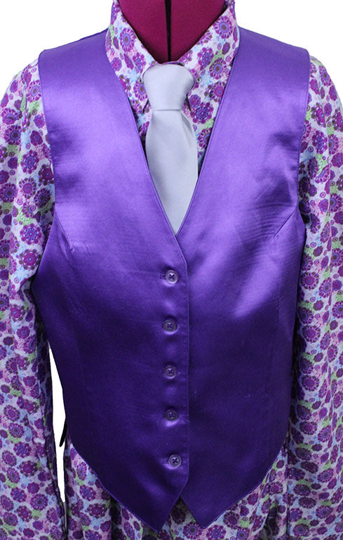Vest BRB Purple Sateen