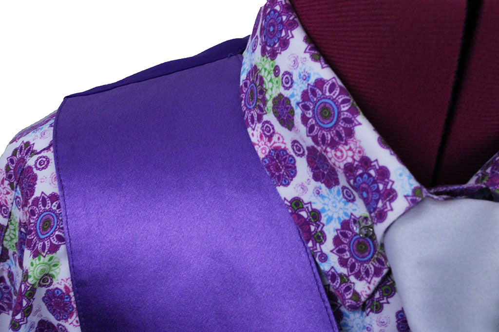 Vest BRB Purple Sateen