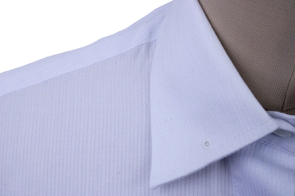 Shirt Issued By Ellie May White Thin Shadow Stripe