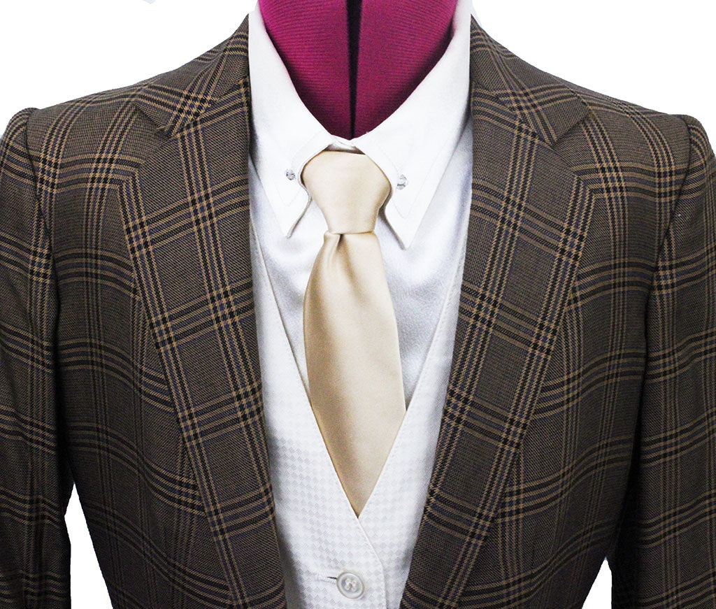 Day Suit Carl Meyers Bronze and Brown Plaid