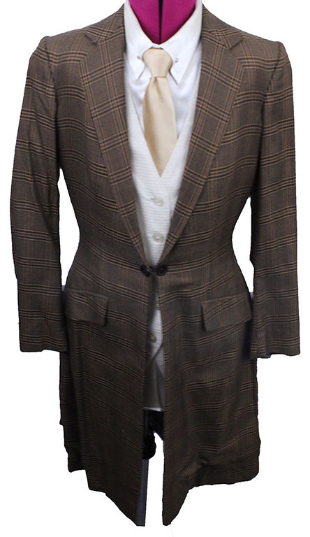 Day Suit Carl Meyers Bronze and Brown Plaid