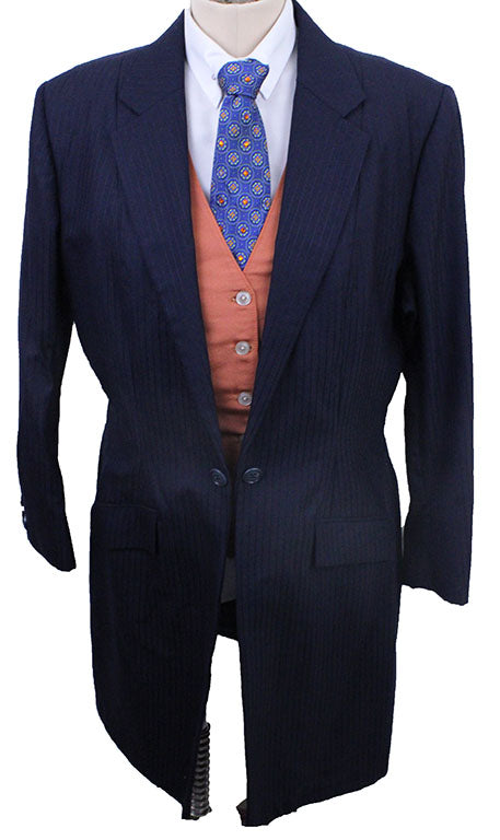Day Suit Frierson Navy Thin Shadow Stripe