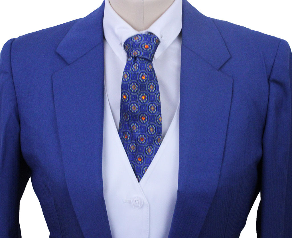 BRAND NEW! Becker Brothers Medium Blue Thin Herringbone Sheen