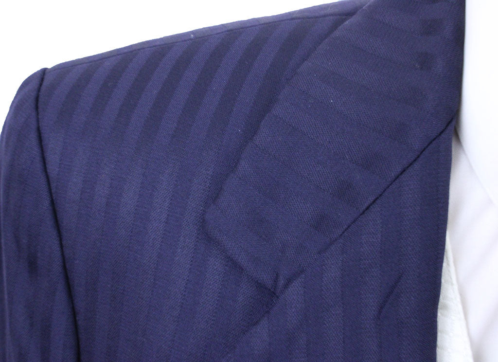 Day Suit Marsha DeArriaga Navy Shadow Stripe