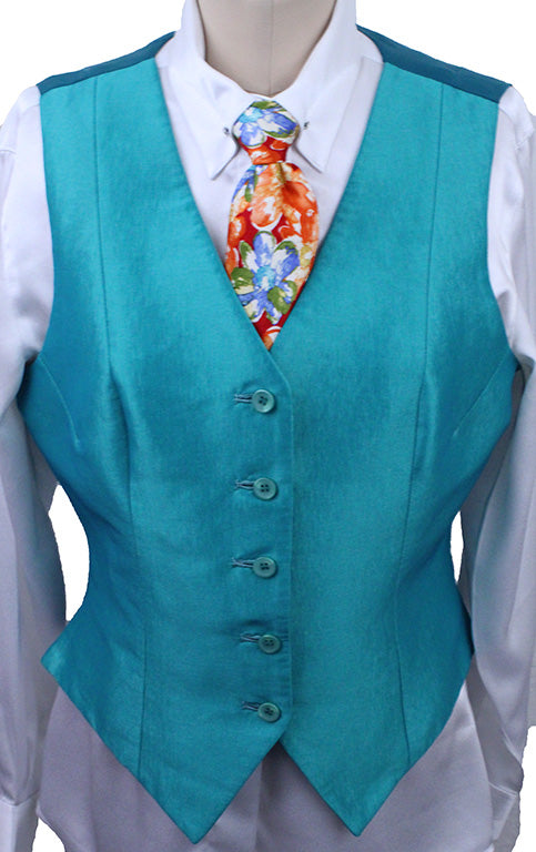 Vest Marsha DeArriaga Jade Sateen Vest