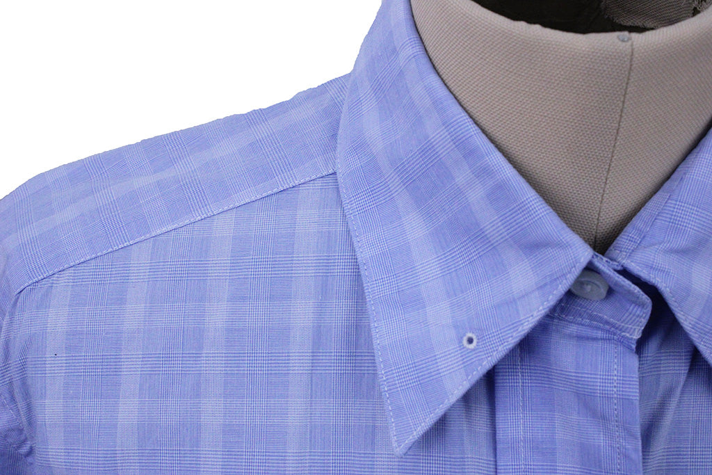 Shirt Becker Brothers Light Blue Glenplaid
