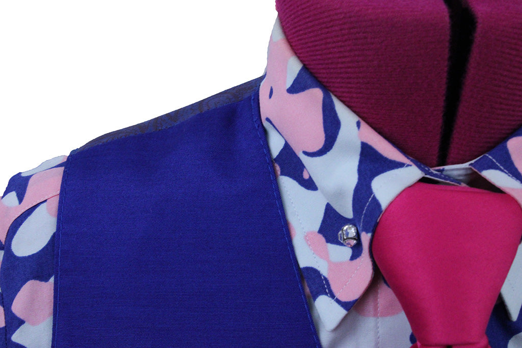 Vest Issued By Ellie May Sapphire Sateen