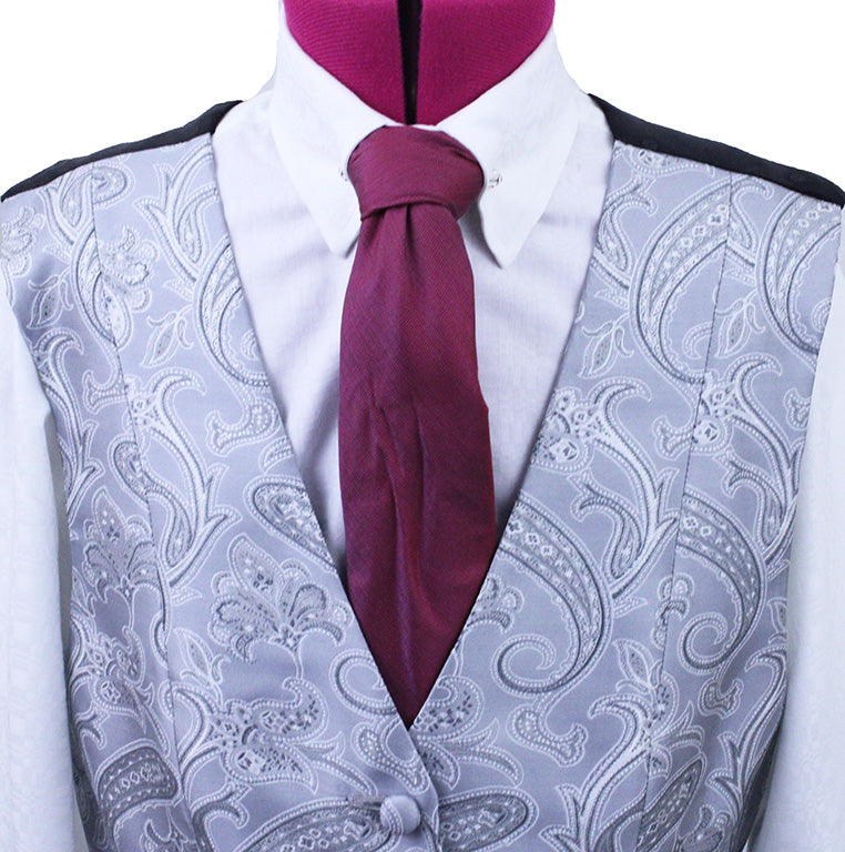 Vest Chavez Silver Paisley