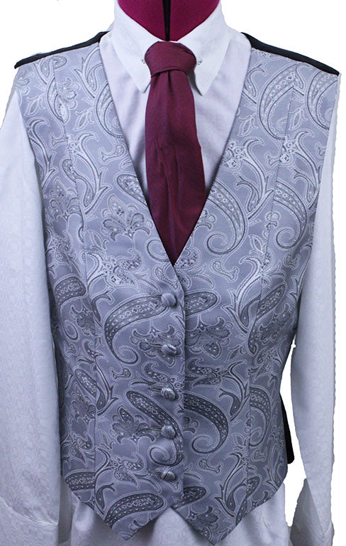 Vest Chavez Silver Paisley