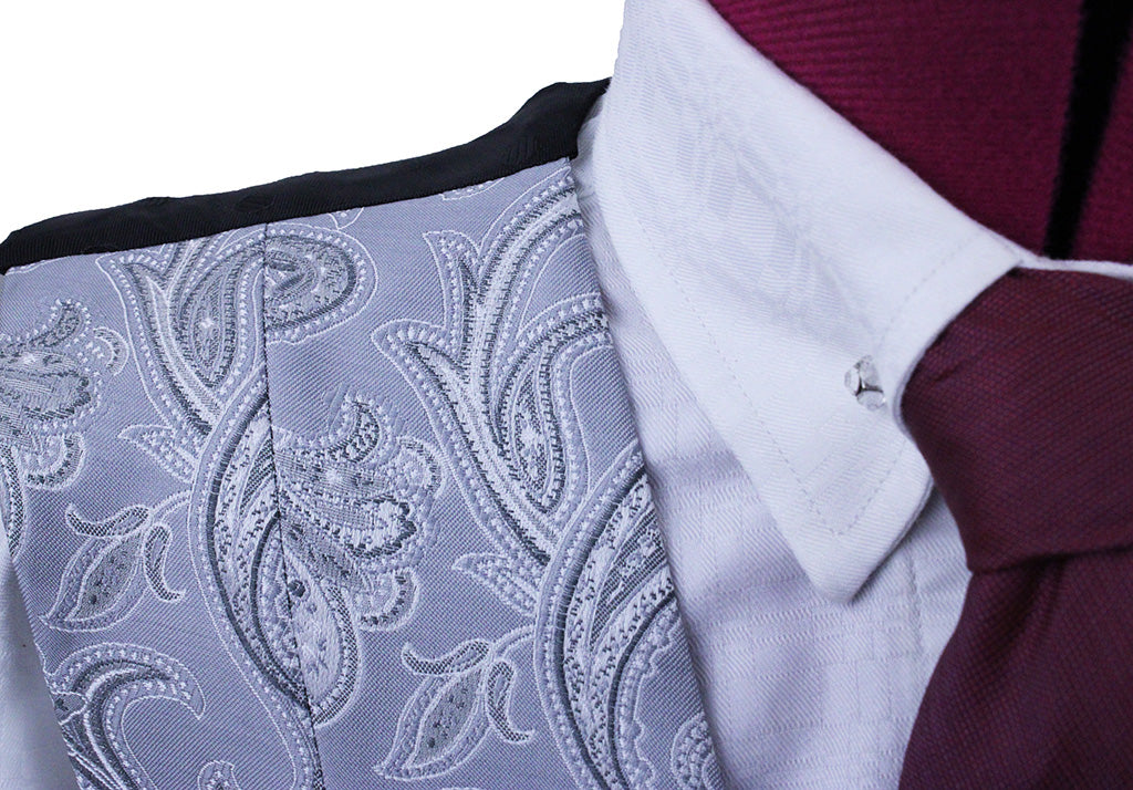 Vest Chavez Silver Paisley