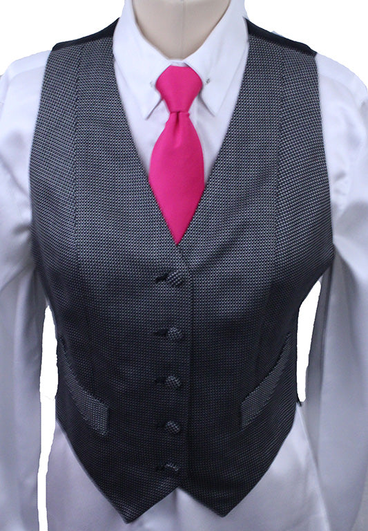 Vest Chavez Black and White Dot