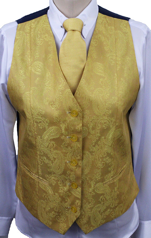 Vest Frierson Golden Sun Satin Brocade