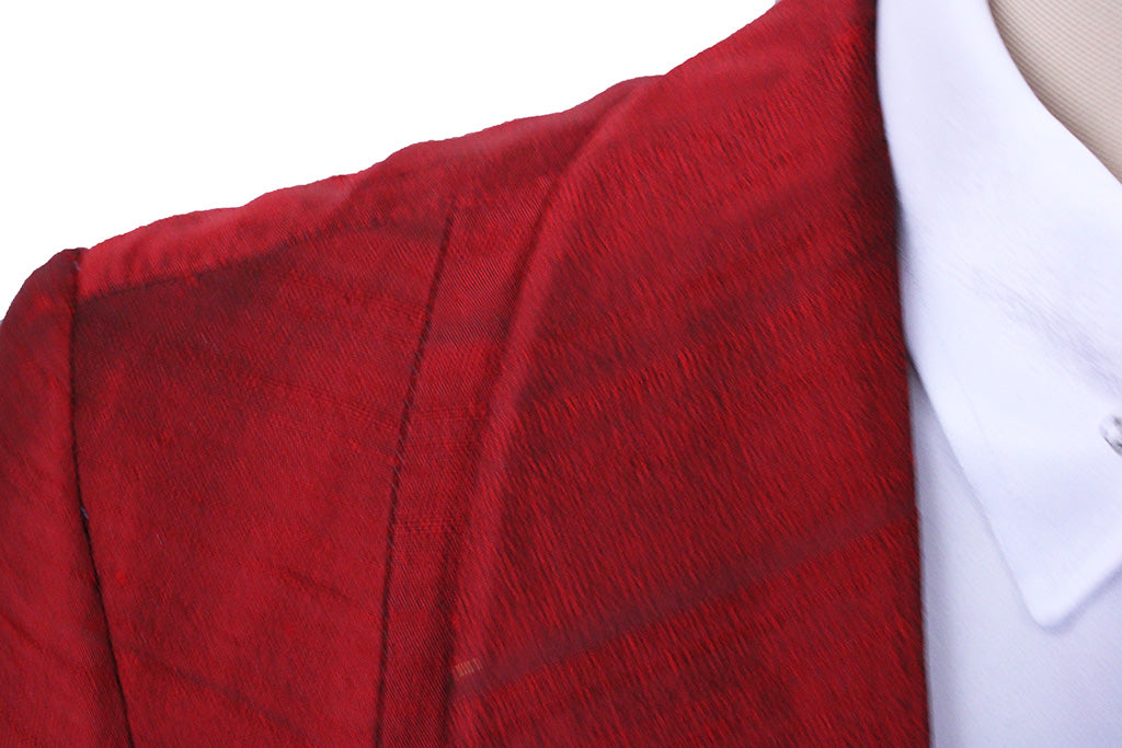 Day Coat Chavez Red Silk