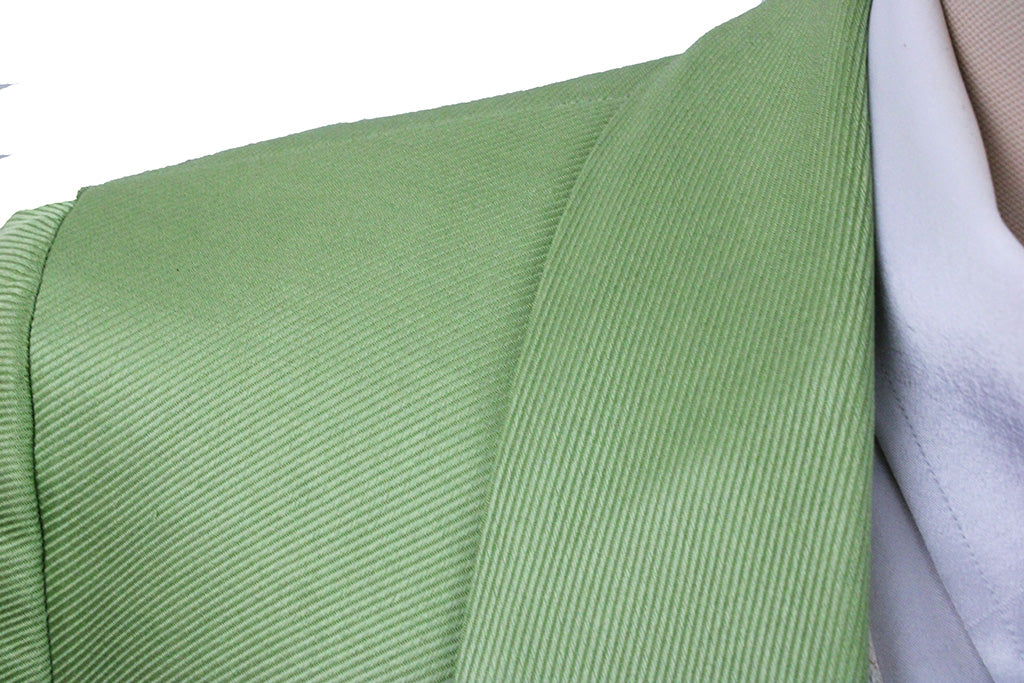 Day Coat Becker Brothers Spring Green Diagonal Sheen