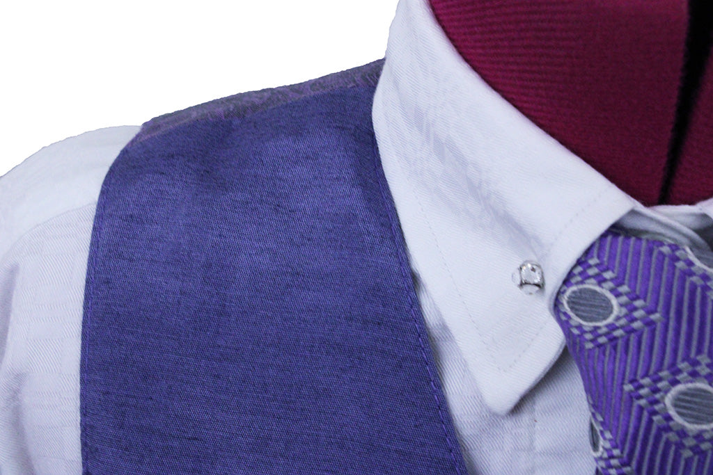 Vest Issued By Ellie May Purple Sheen