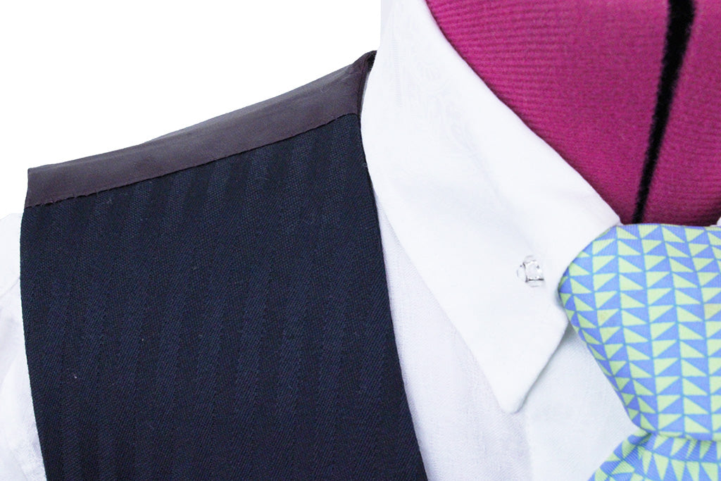 Vest Victor's Navy Shadow Stripe