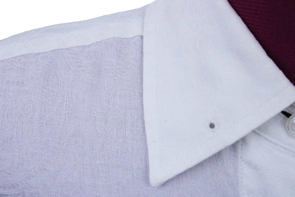 Shirt DeRegnaucourt White Paisley