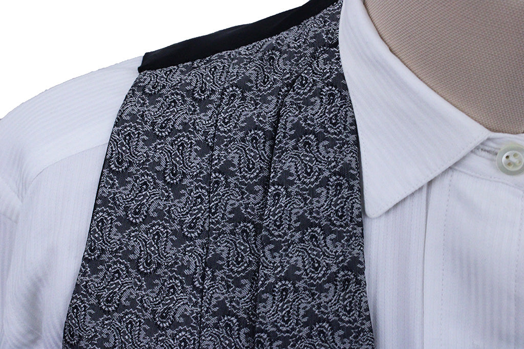 Formal Vest Chavez Silver and Black Paisley
