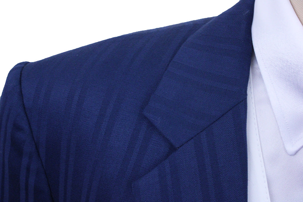 Day Suit Show Season Medium Blue Shadow Stripe